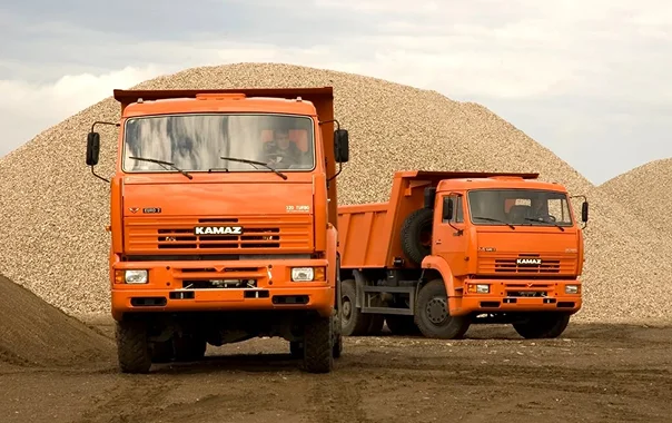 Камаз сыпучих материалов